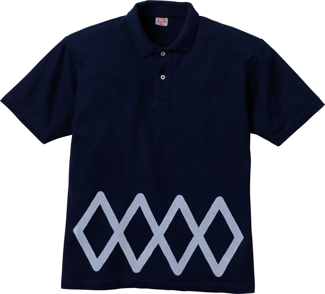 倉敷芸術科学大学コラボ商品/半袖ポロシャツ/なまこ壁柄